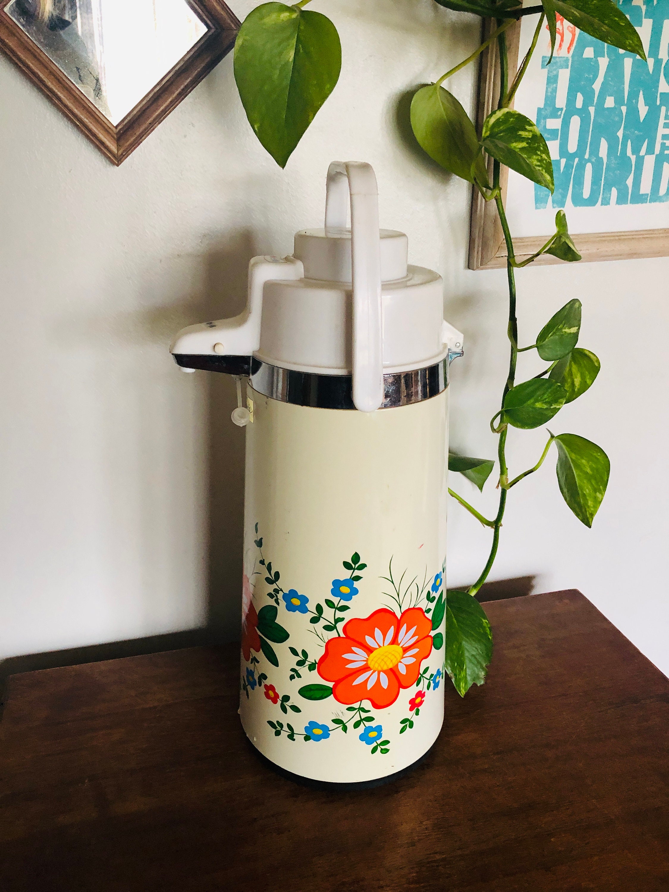 70's Style Vintage Zojirushi Thermos 