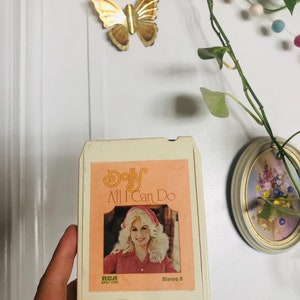 Vintage Dolly Parton 8 track cassette/ All I can do/ 80’s Dolly Parton/ Vintahe Dolly/ 8 tracks/