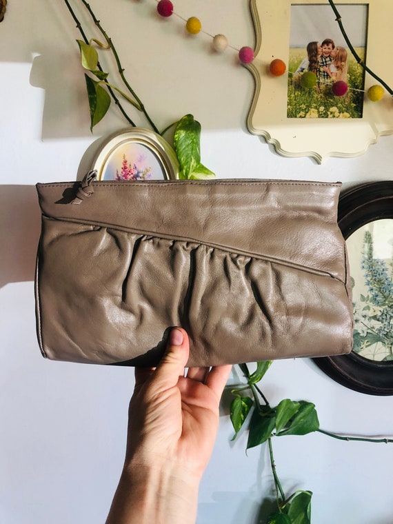 Vintage 80’s Contessa handbag/ purse/ vintage beig