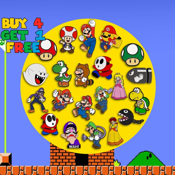 Gaming Enamel Pins Etsy