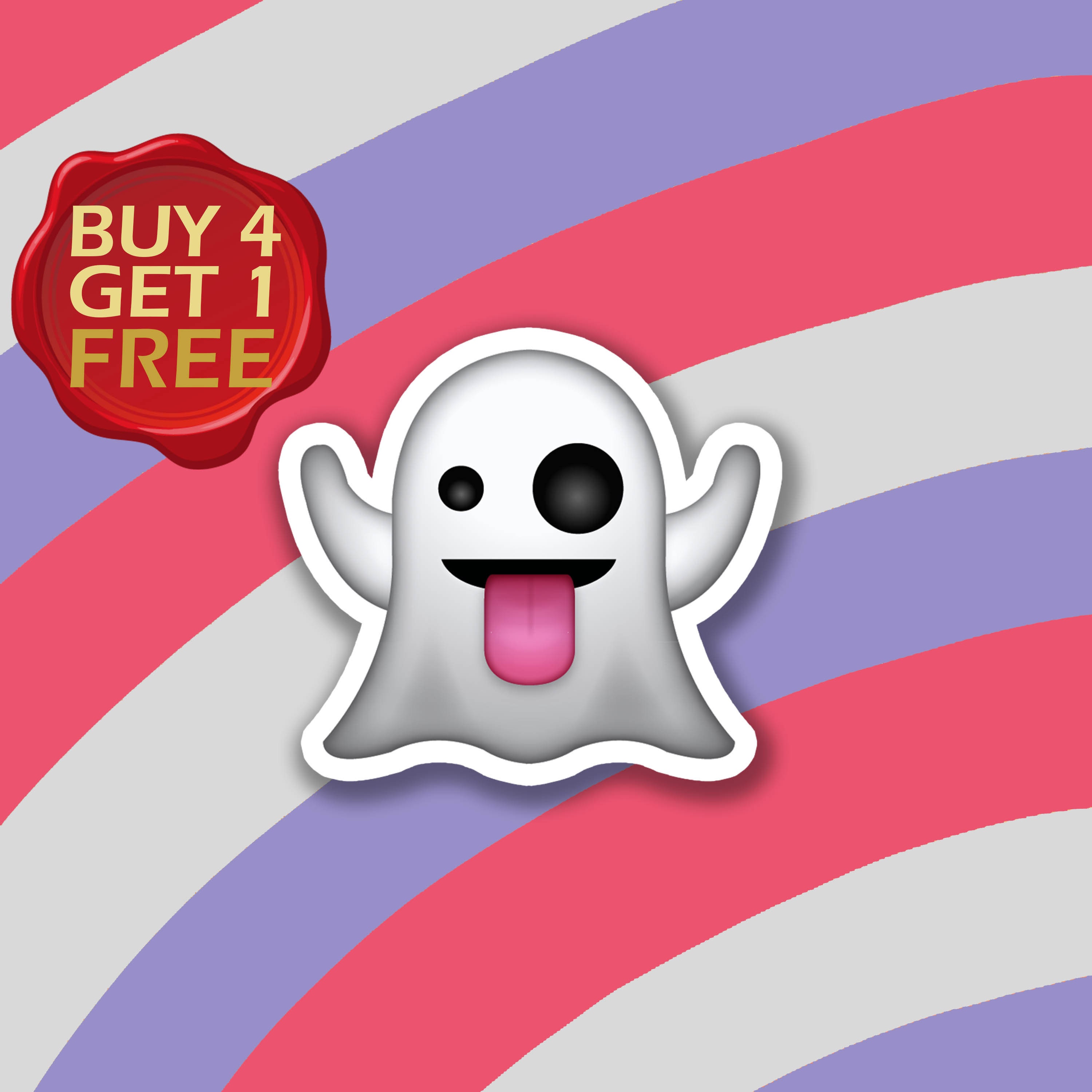 Ghost Emoji Stickers - Etsy