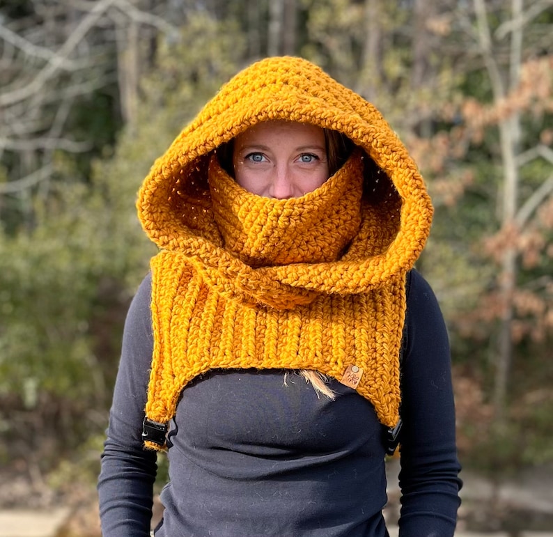 Matrixx Hood, Crocheted Hooded Cowl, Crocheted Matrixx Hood Etsy