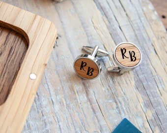 Groomsmen proposal box, Wedding Cufflinks  Personalized, custom wood Cuff Links box, fathers day gift , Manschettenknöpfe Holz trauzeuge