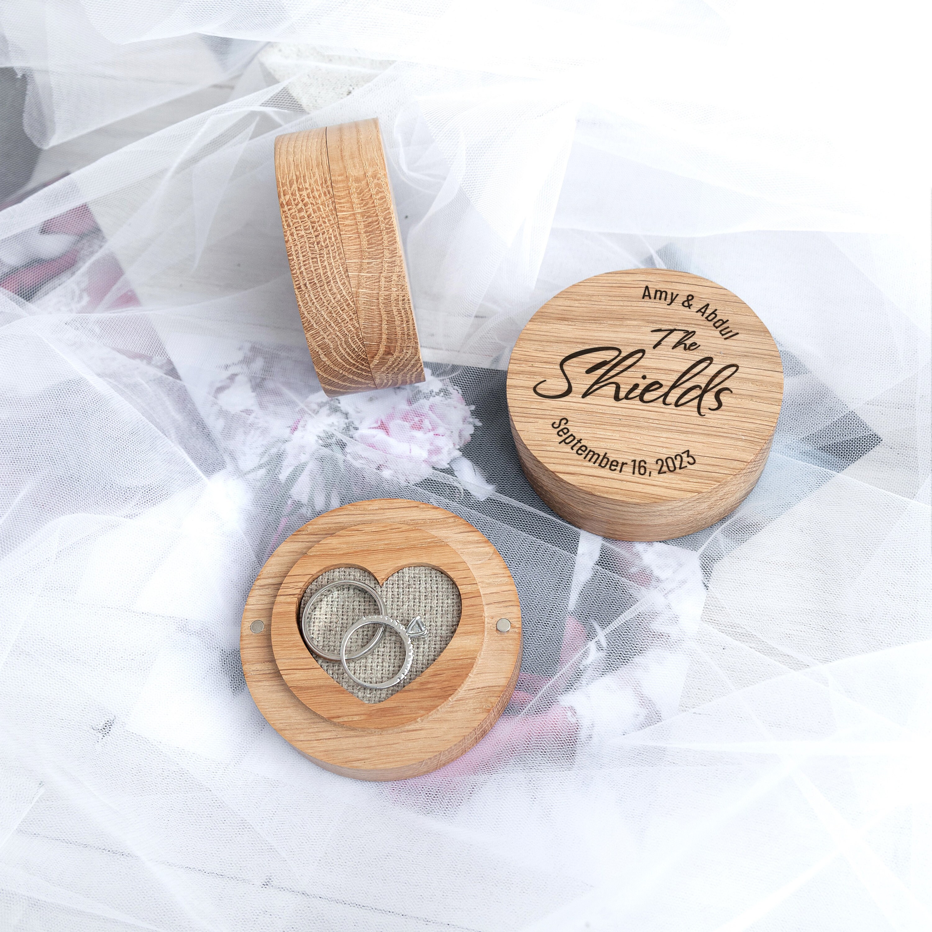 Ring Holder for Wedding Ceremony Custom Engraved Ring Holder Etsy