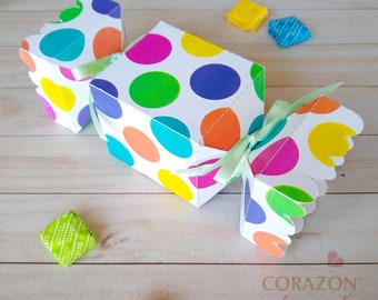 Multicolor Candy Box Template
