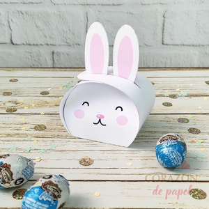 Easter Bunny Candy Box Template
