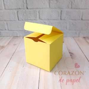 Cube Box Template with flap
