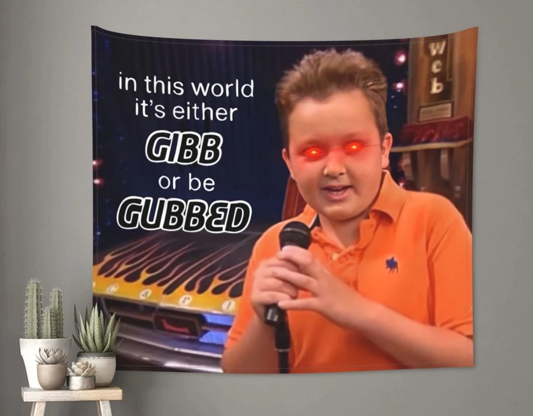 Funny Meme Tapestry Hippie Tapestry Wall Hanging Gibby Rules Etsy