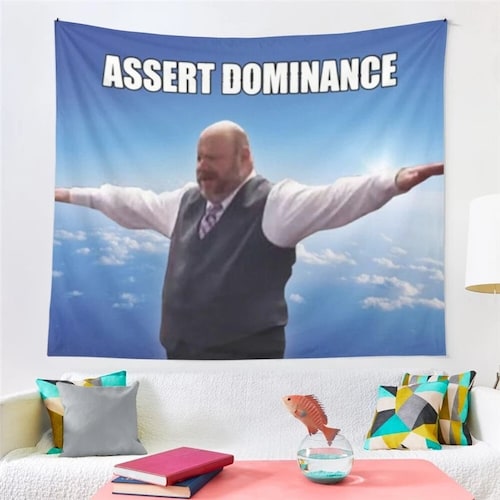 Bertram Tapestry Funny Meme Wall Hanging Tapestries Art Poster Etsy