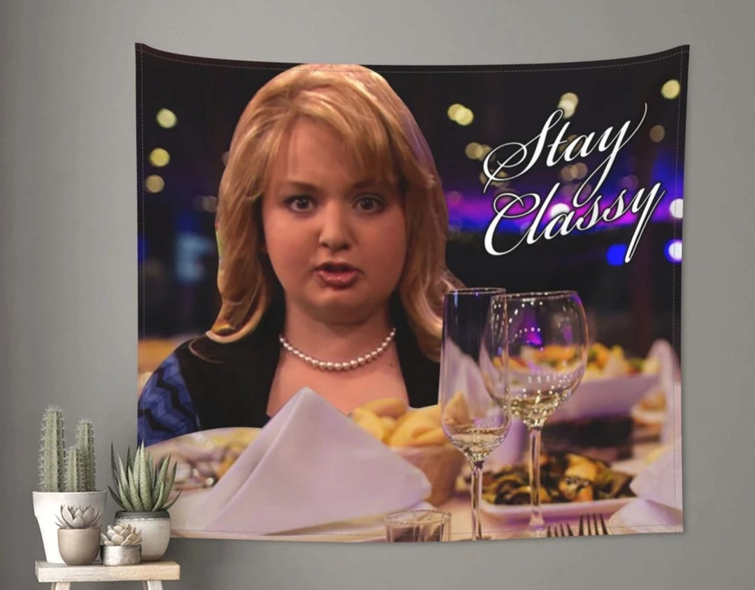 Funny Meme Tapestries Wall Hanging Female Gibby at the Resto Etsy