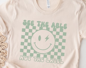 Camiseta para profesor de educación especial, camiseta con carita sonriente, camiseta de educación especial, camiseta para profesor de educación especial, camiseta para profesor de educación especial, profesor de educación especial, regreso a clases
