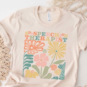 Speech Therapist Shirt, Speech Therapy Tee, Its A Good Day To Be Shirt,  SLP Speech Language Pathologist, Wild Flowers Therapy Shirt