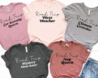 Funny Road Trip Group Shirts, Road Trip Family Tshirt For Vacation,Road Trip With Friends Tee, Funny Group Vacation Shirt, Matching Shirts