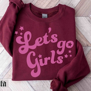 Shania Let&#39;s Go Girls Sweatshirt, Queen of Me Tour Shirt, Shania Tour Cowgirl, Bachelorette Party Shirts Bridal Party Nashville Girls Trip
