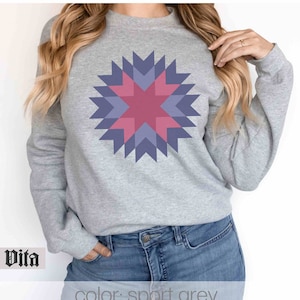 Quiltshirt, sweater quiltblok, shirt quilt retraite, top quiltster, cadeau voor quilter, quilttops, Cottage Core