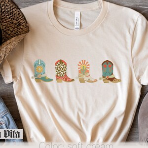 Cowgirl Boots Shirt, Country Concert Tee, Western Graphic Tee for Women, Oversized Graphic Tee, Cute Country Shirts, Cowgirl Shirt, Western