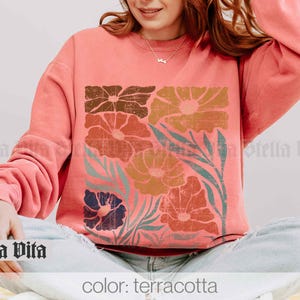 Tinycottons Walk Graphic Sweatshirt, Wild Rose main image 1