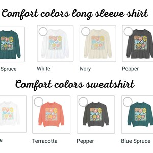 Peut inclure: Un ensemble de chemises &agrave; manches longues et de sweat-shirts dans diff&eacute;rentes couleurs, notamment bleu &eacute;pic&eacute;a, blanc, ivoire, poivre et terre cuite. Chaque v&ecirc;tement pr&eacute;sente un imprim&eacute; floral avec un cadre carr&eacute;.