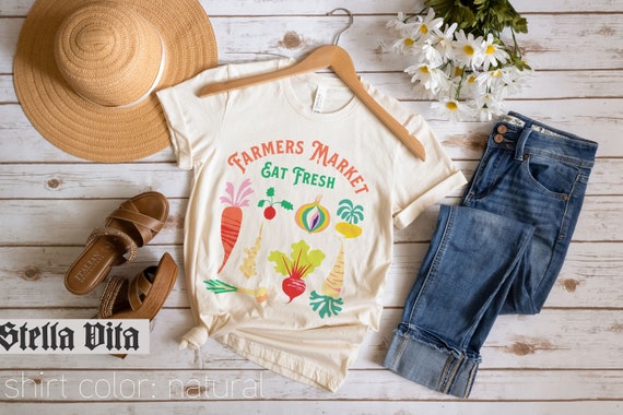 Garden Shirt, Farmers Market Tee, Garden Gifts,  Grow Vegetables, Root vegetables, Farmer Shirt, Cottage Core Shirt, Festival Shirt