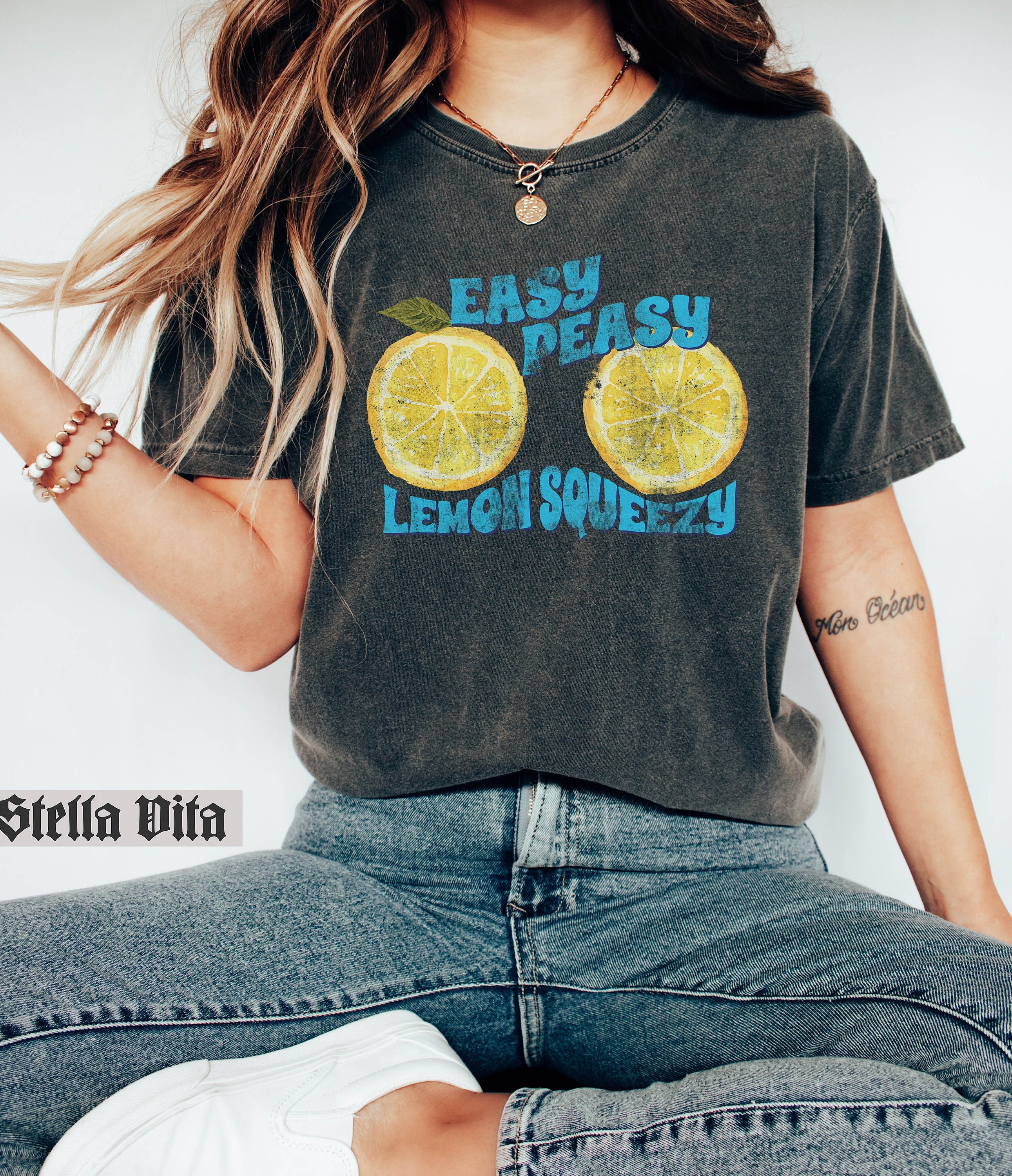 Funny boob shirt, Lemons on boobs tee, lemon squeezy t-shirt, Gift for bridal shower, bachelorette gag gift, clean house lemon fresh tee