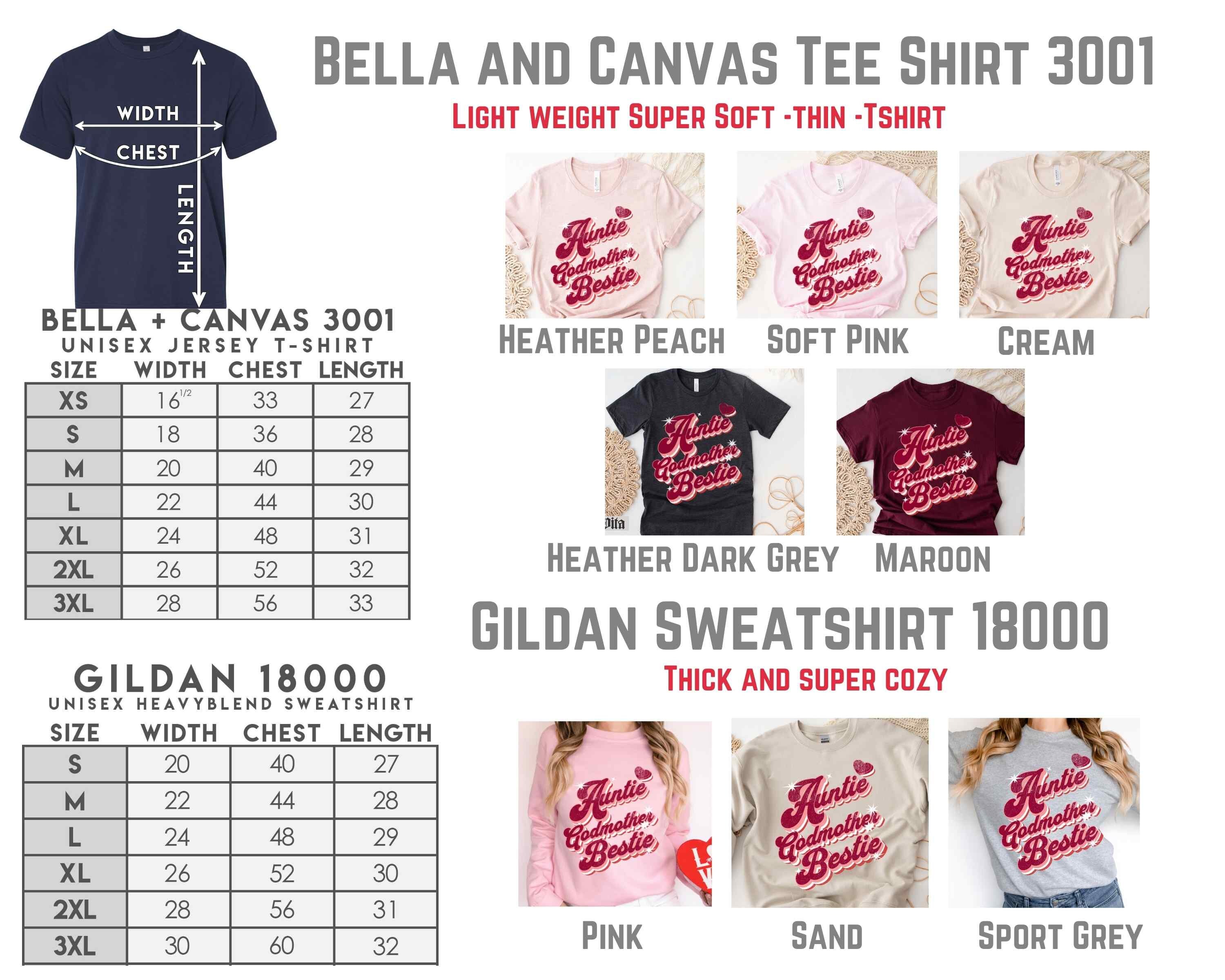 Auntie Godmother Bestie Crewneck Sweatshirt Gift from Godchild, God Mama Gift Sweater, Be My Godmother , Comfort Colors, Aunt God Mother, image size:3000x2400