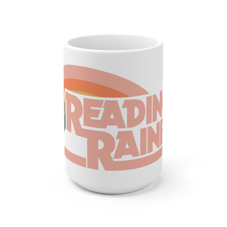 reading rainbow mug for her mug for teacher gift book lover gift for mom librarian gift mothers day gift reading gift reading rainbow gift image 3