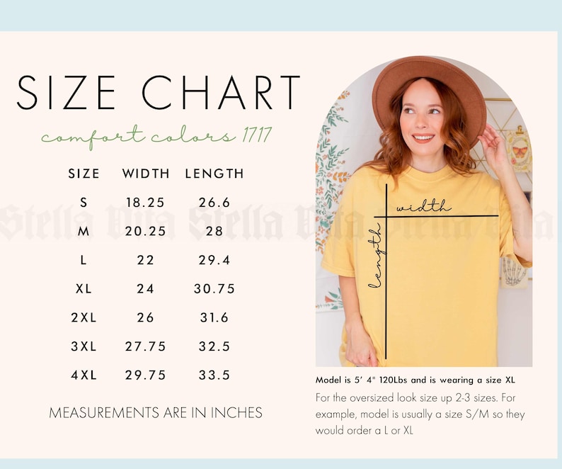 Camiseta gráfica Comfort Colors estilo boho con flores, camiseta floral para estilo cottagecore, camiseta gótica suave con flores negras, camiseta de moda para él o ella. imagen 10