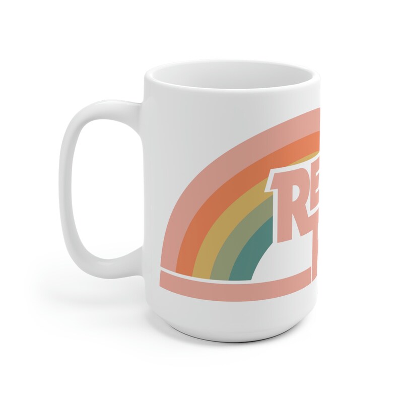 reading rainbow mug for her mug for teacher gift book lover gift for mom librarian gift mothers day gift reading gift reading rainbow gift image 2
