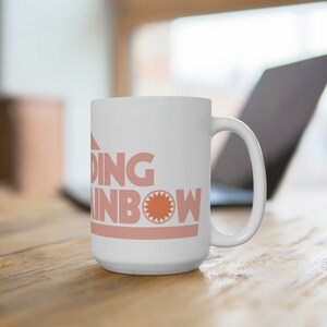 reading rainbow mug for her mug for teacher gift book lover gift for mom librarian gift mothers day gift reading gift reading rainbow gift image 4