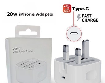 20W USB Type-C PD Power Adapter Plug For Apple iPhone Folding Pins Charger