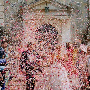 Confettis biodégradables Mélange de cerises d'automne Jeté de mariage Confettis Décoration de fête