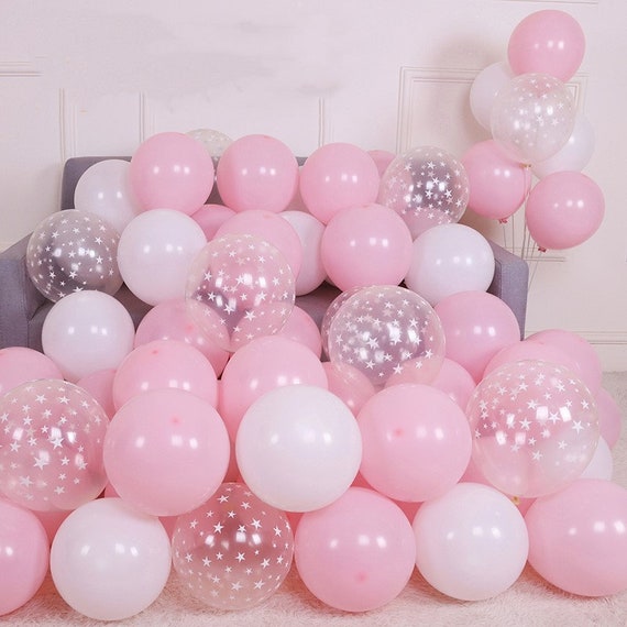 Globos De Látex Metálico Cromo Y Perla - Pack De 100 Unidades Para Fiestas, Bodas Y Cumpleaños