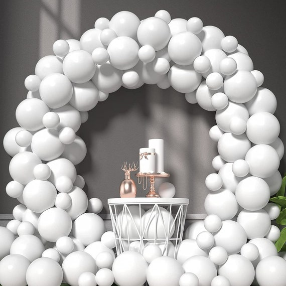 Kit Per Arco Di Palloncini Rosa E Bianchi, 100 Pz, Per Matrimonio E Feste