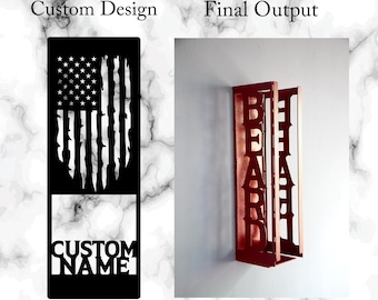 Custom Metal Can Cooler Holder, Metal Can Holder, Custom Metal Sign, Can Cooler, Metal Can Kooler Dispenser, Gift for him, Gift for her