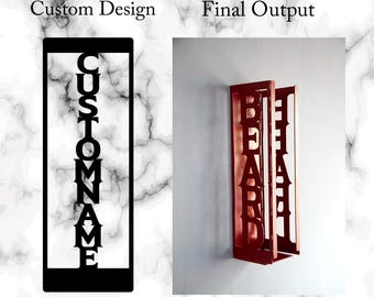 Custom Metal Can Cooler Holder, Metal Can Holder, Custom Metal Sign, Can Cooler, Metal Can Kooler Dispenser, Gift for him, Gift for her