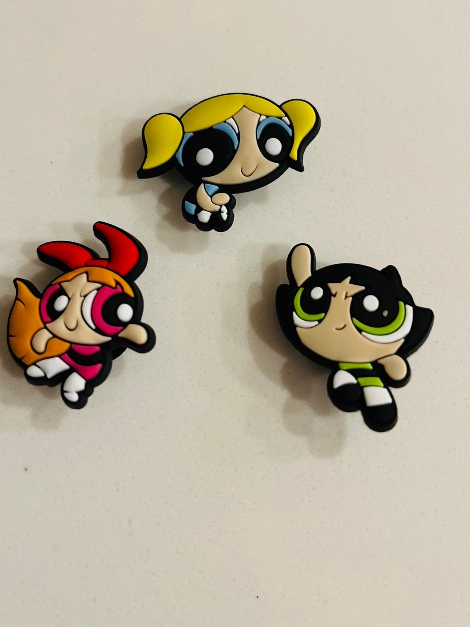 Powerpuff Girl Croc Charms buttercup Blossom and Bubbles Etsy
