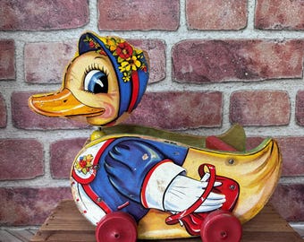 1939/40's Fisher Price Granny Duck No 540