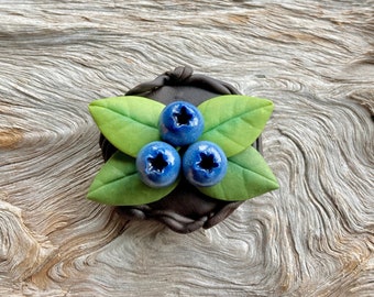Blueberry Fridge Magnet