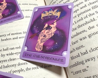 Feyre Cursebreaker Tarot Card ACOTAR Sticker