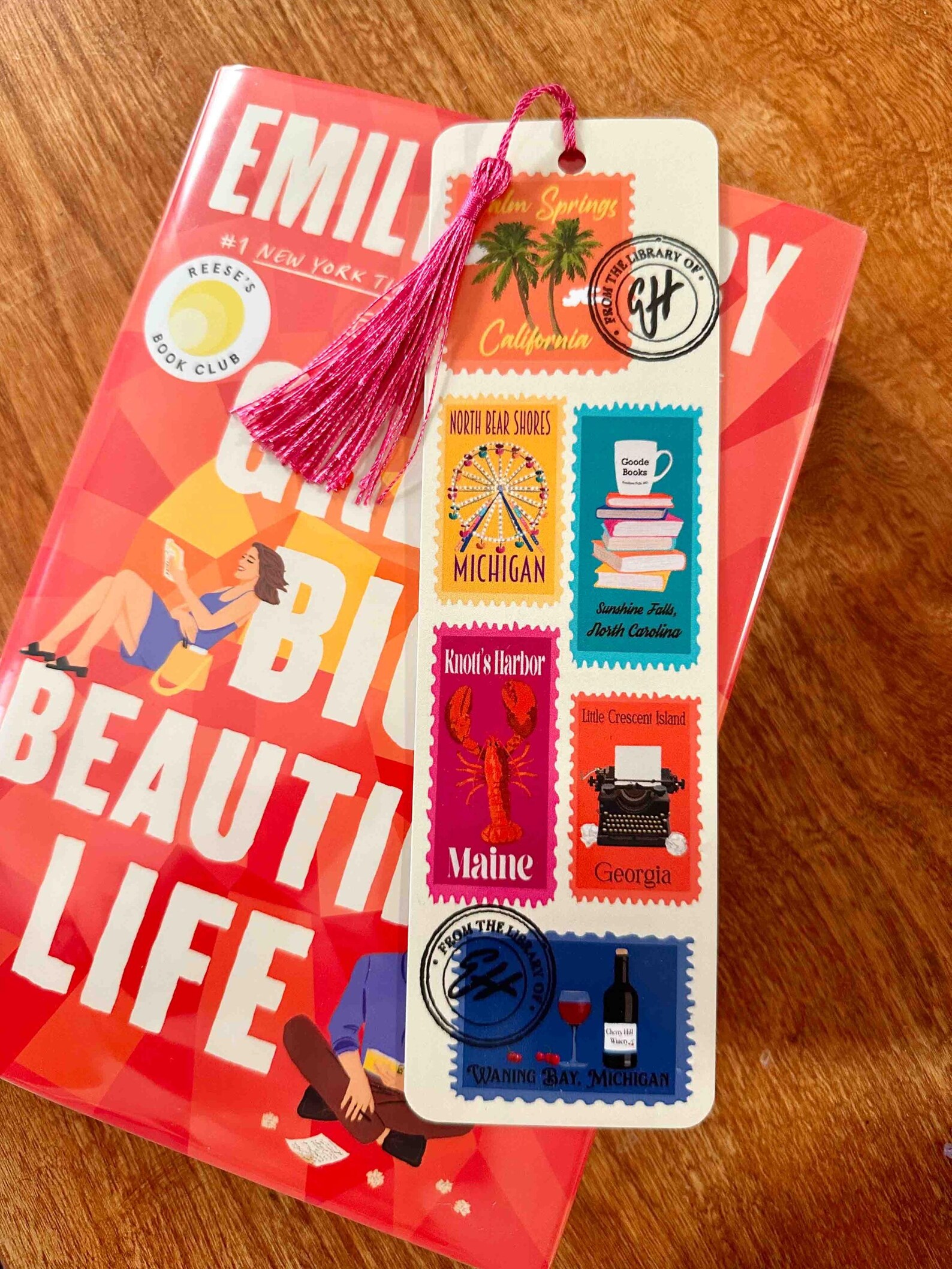 E Henry Inspired Large Double Sided Tassel Bookmark - Etsy