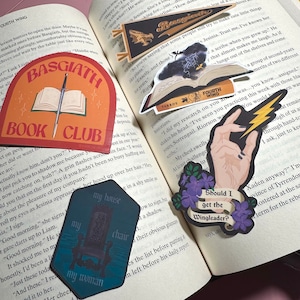 Fourth Wing Iron Flame Onyx Storm 5 Count Sticker Pack