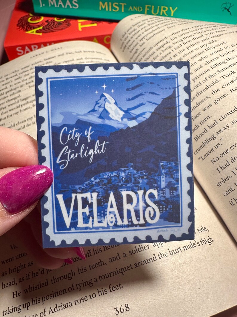 Velaris Stamp ACOTAR Sticker - Etsy