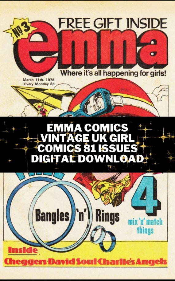 Emma Comics Vintage Uk Girl Comics 81 Issues Digital Download CBR.