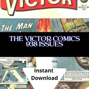 Victor Comics Collection 938 Issues Vintage Action and Adventure Digital Download-CBR Format image 1