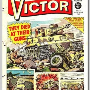 Victor Comics Collection 938 Issues Vintage Action and Adventure Digital Download-CBR Format image 4