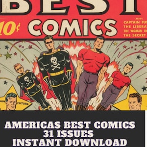 Americas Best Comics Vintage Us Comics 31 Issues Golden Age Digital Download-cbr Format