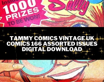 Tammy Comics Vintage Uk Comics 166 Assorted Issues Digital Download-CBR Format