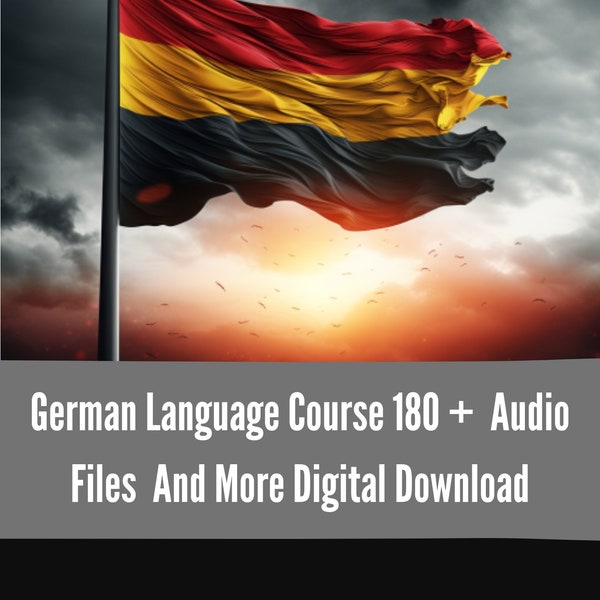 Learn German Language Over 180 Vintage Audio Tapes and Texts Digital Download -  Immerse Yourself in the Beauty of the German Language