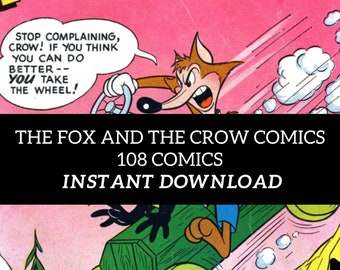 The Fox & The Crow: Vintage Golden Age - Complete Run of 108 Comics Digital Download-CBR Format