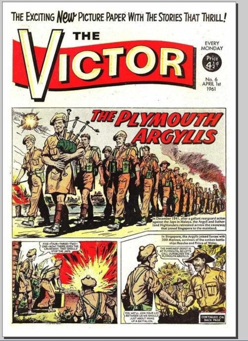 Victor Comics Collection 938 Issues Vintage Action and Adventure Digital Download-CBR Format image 6
